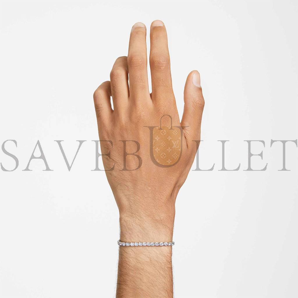 SWAROVSKI MATRIX TENNIS BRACELETROUND CUT WHITE RHODIUM PLATED 5648936 SWAROVSKI MATRIX TENNIS BRACELETROUND CUT WHITE RHODIUM PLATED 5648936